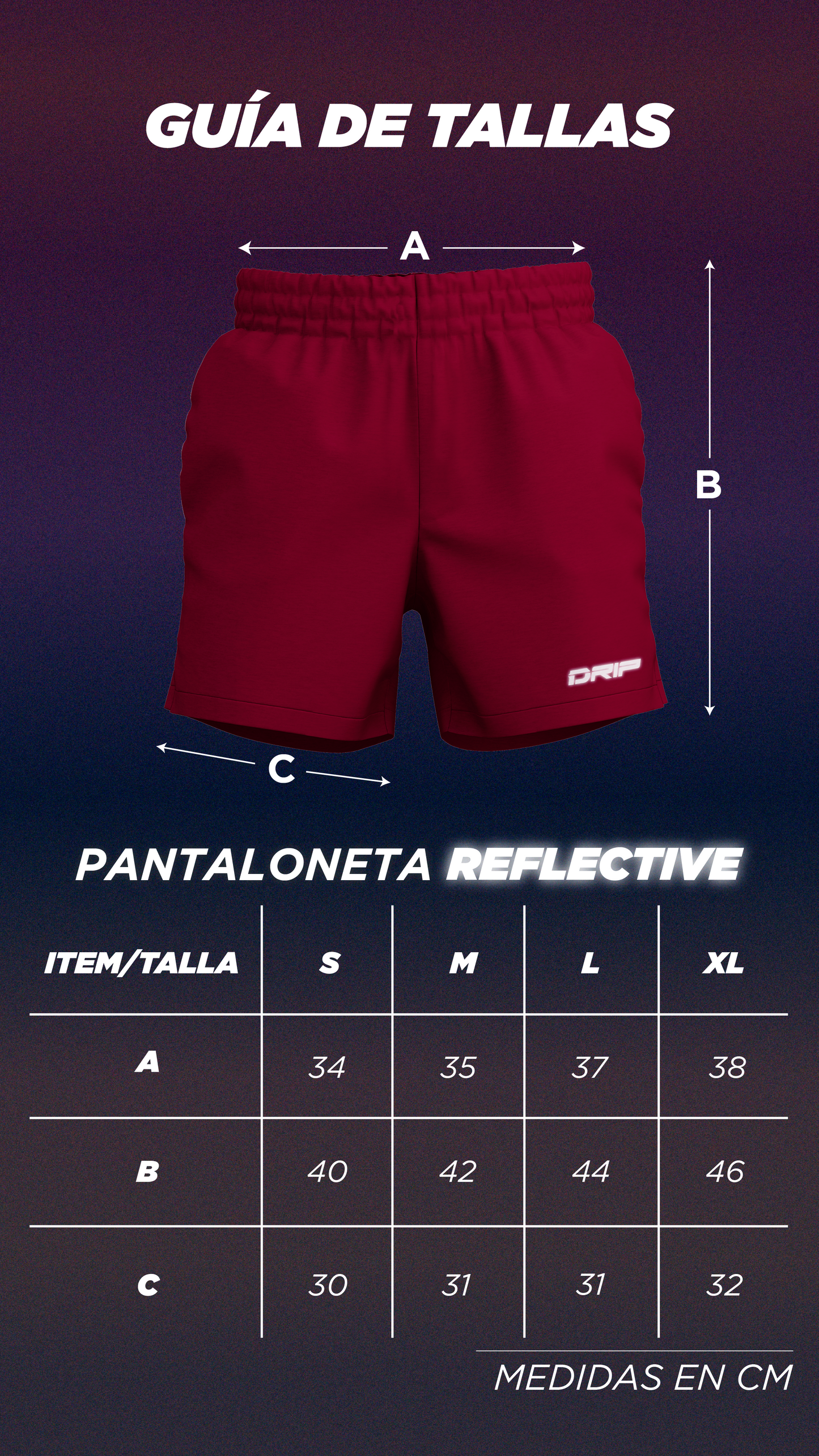 SHORTS RED WINE | STANDARD FIT